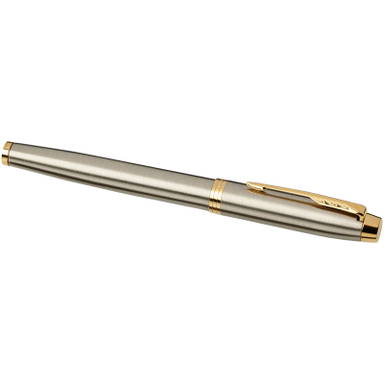 Parker IM Classic Tintenroller (schwarze Tinte) - Metall