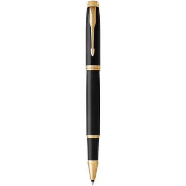 Parker IM Classic Tintenroller (schwarze Tinte) - Schwarz/Gold