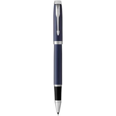 Parker IM Classic Tintenroller (schwarze Tinte) - Blau/silber