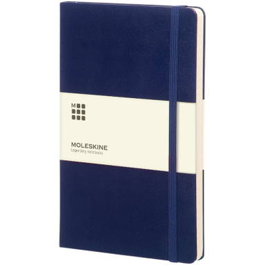 Moleskine Classic L hardcover notitieboek - Pruisisch blauw