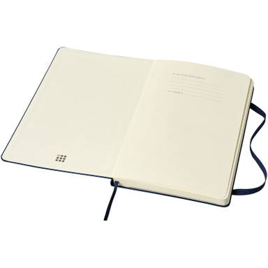 Moleskine Classic L hardcover notitieboek - Saffier blauw