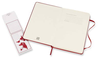 Moleskine Classic M hardcover notitieboek - Scharlakenrood