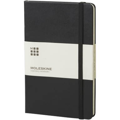 Moleskine Classic L hardcover blanco notitieboek - Zwart
