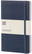 Moleskine Classic L hardcover blanco notitieboek - Saffier blauw