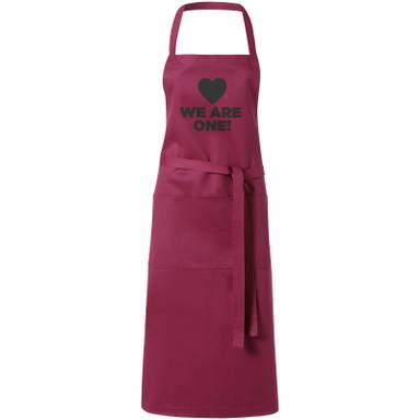 Viera keukenschort - Bordeaux rood