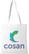 Non woven conferentietas | 80 grams | 40 x 38 cm - Wit