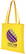 Non woven conferentietas | 80 grams | 40 x 38 cm - Geel