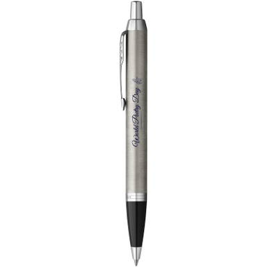 Parker IM Basic Kugelschreiber (blaue Tinte) - Silber