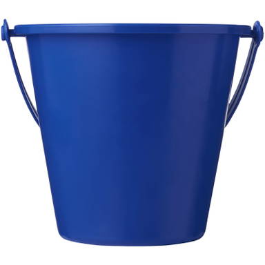 Strandemmer en schep van gerecycled plastic - Blauw