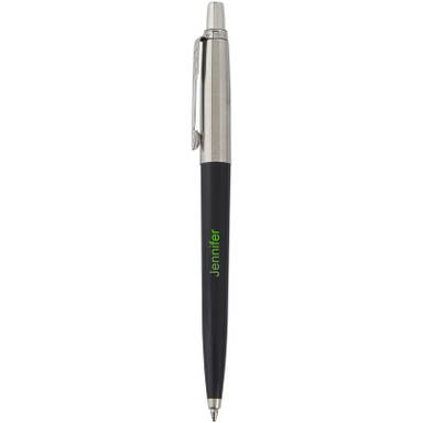 Parker Jotter recycelter Kugelschreiber (blaue Tinte) - Schwarz