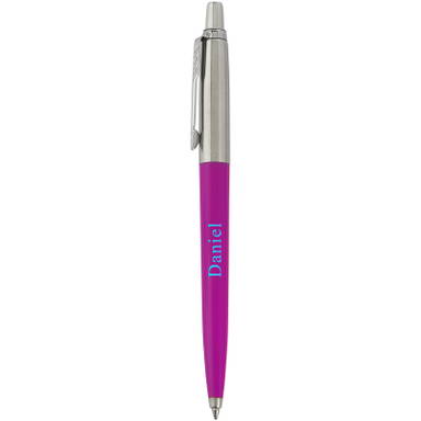 Parker Jotter recycelter Kugelschreiber (blaue Tinte) - Magenta