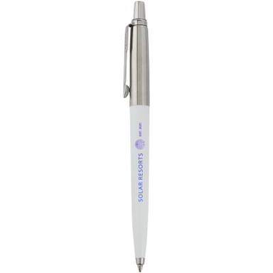 Parker Jotter recycelter Kugelschreiber (schwarze Tinte) - Weiß
