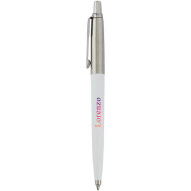 Parker Jotter recycelter Kugelschreiber (schwarze Tinte) - Weiß
