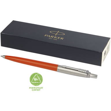 Parker Jotter recycelter Kugelschreiber (schwarze Tinte) - Orange