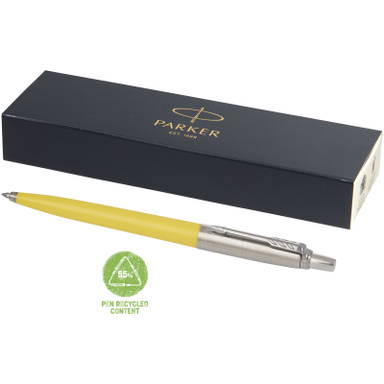 Parker Jotter recycelter Kugelschreiber (schwarze Tinte) - Gelb