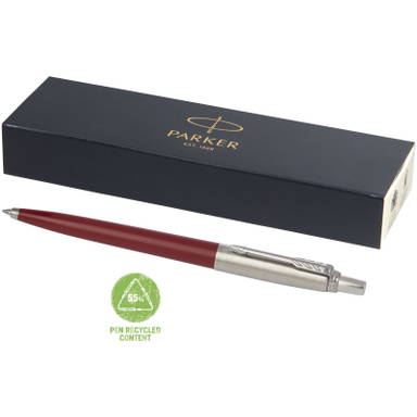 Parker Jotter recycelter Kugelschreiber (schwarze Tinte) - Dunkelrot