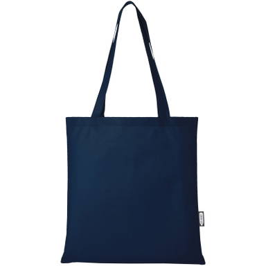 GRS gerecycled non woven conferentiedraagtas | 80 grams | 40 x 38 cm - Navy