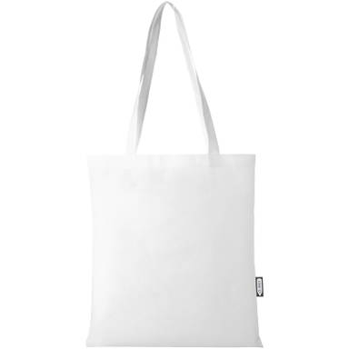 GRS gerecycled non woven conferentiedraagtas | 80 grams | 40 x 38 cm - Wit