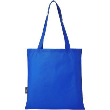 GRS gerecycled non woven conferentiedraagtas | 80 grams | 40 x 38 cm - Koningsblauw