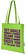 GRS gerecycled non woven conferentiedraagtas | 80 grams | 40 x 38 cm - Lime