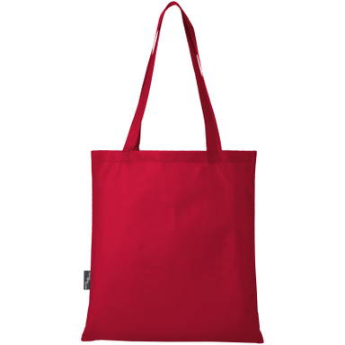 GRS gerecycled non woven conferentiedraagtas | 80 grams | 40 x 38 cm - Rood