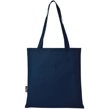 GRS gerecycled non woven conferentiedraagtas | 80 grams | 40 x 38 cm - Navy