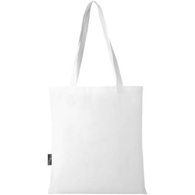 GRS gerecycled non woven conferentiedraagtas | 80 grams | 40 x 38 cm - Wit