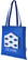 GRS gerecycled non woven conferentiedraagtas | 80 grams | 40 x 38 cm - Koningsblauw