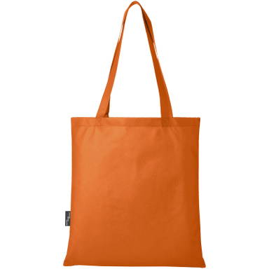 GRS gerecycled non woven conferentiedraagtas | 80 grams | 40 x 38 cm - Oranje