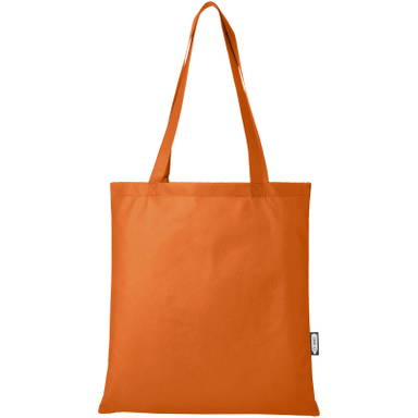 GRS gerecycled non woven conferentiedraagtas | 80 grams | 40 x 38 cm - Oranje