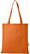 GRS gerecycled non woven conferentiedraagtas | 80 grams | 40 x 38 cm - Oranje