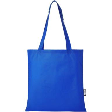 GRS gerecycled non woven conferentiedraagtas | 80 grams | 40 x 38 cm - Koningsblauw