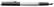 Waterman Hemisphere 2-kleuren vulpen (blauwe inkt) - Wit/zwart