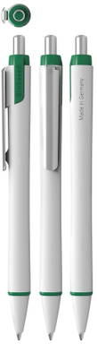 Stylo promotionnel Schneider Slider Xite - Blanc/vert