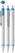 Schneider Slider Xite promo balpen - Wit/cyaan