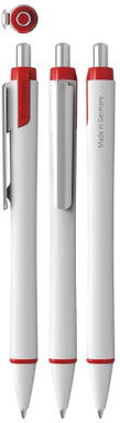 Stylo promotionnel Schneider Slider Xite - Blanc/rouge