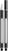 Stylo bille Schneider Slider Edge XB - Noir/blanc