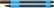 Stylo bille Schneider Slider Edge XB - Cyan/violet