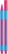 Stylo bille Schneider Slider Edge XB - Cyan/rose
