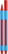 Stylo bille Schneider Slider Edge XB - Cyan/rouge