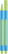 Stylo bille Schneider Slider Edge XB - Cyan/vert clair