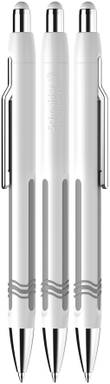 Schneider Epsilon balpen - Wit/zilver 