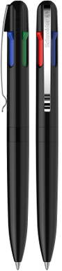 Stylo bille Schneider Take 4 accent - Noir/noir
