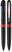 Schneider Take 4 accent balpen - Zwart/rood