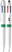 Schneider Take 4 accent balpen - Wit/groen