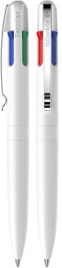 Stylo bille Schneider Take 4 accent - Blanc/blanc