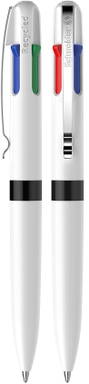 Stylo bille Schneider Take 4 accent - Blanc/noir