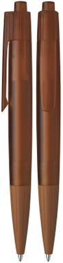 Stylo bille transparent Schneider Like - Brun transparent