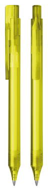 Stylo bille Schneider Essential - Jaune transparent