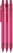 Schneider Skyton transparant balpen - Transparant roze